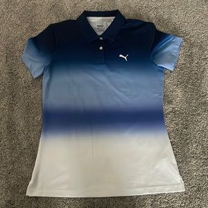 NWOT - Womens Puma Golf Ombré Collared Shirt